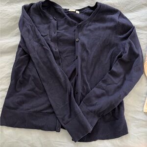 GAP Navy Crewneck Knit Sweater